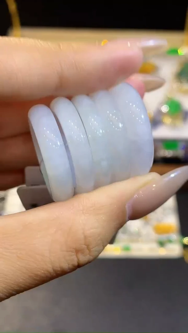 翡翠戒指未镶嵌L1148多样性发其一