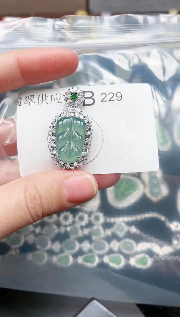 【闪购商品】翡翠颈饰未镶嵌229赠皮绳
