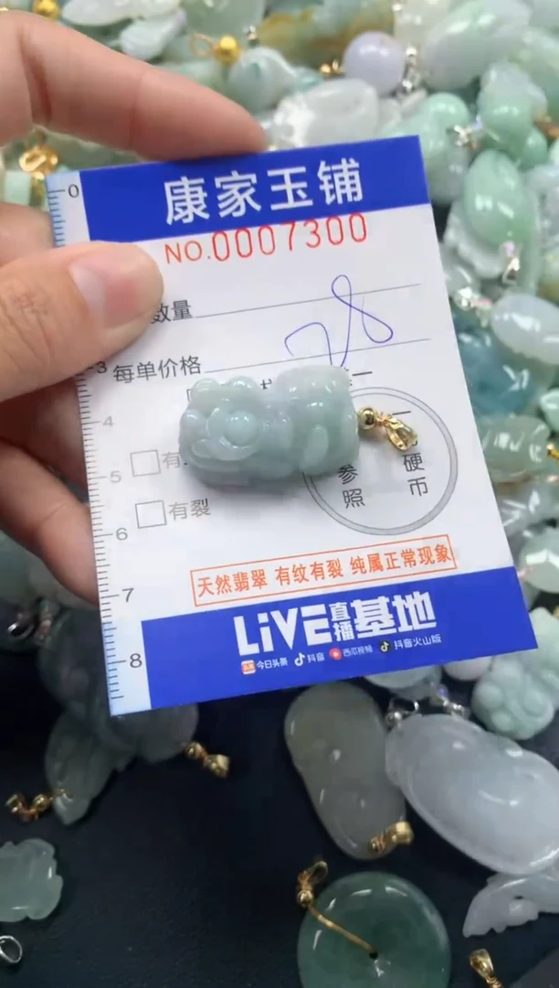 颈饰未镶嵌翡翠7300