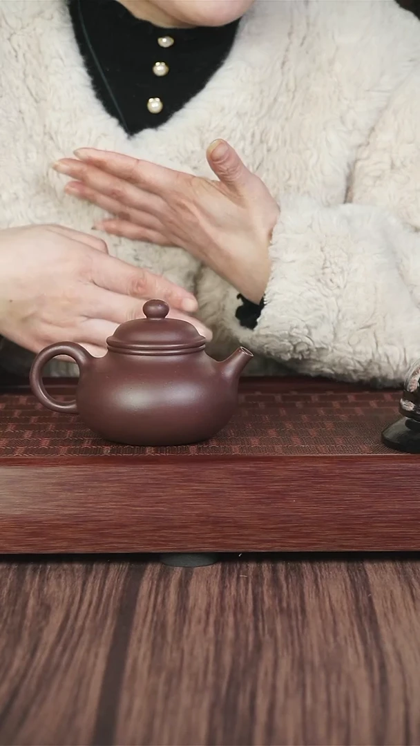 【闪购商品】紫砂茶壶ly  紫泥  容天