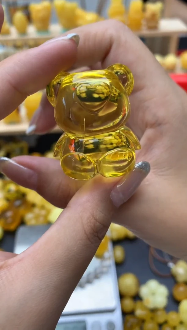 琥珀未镶嵌珠宝奇石123琥珀蜜蜡大瑕疵花粉