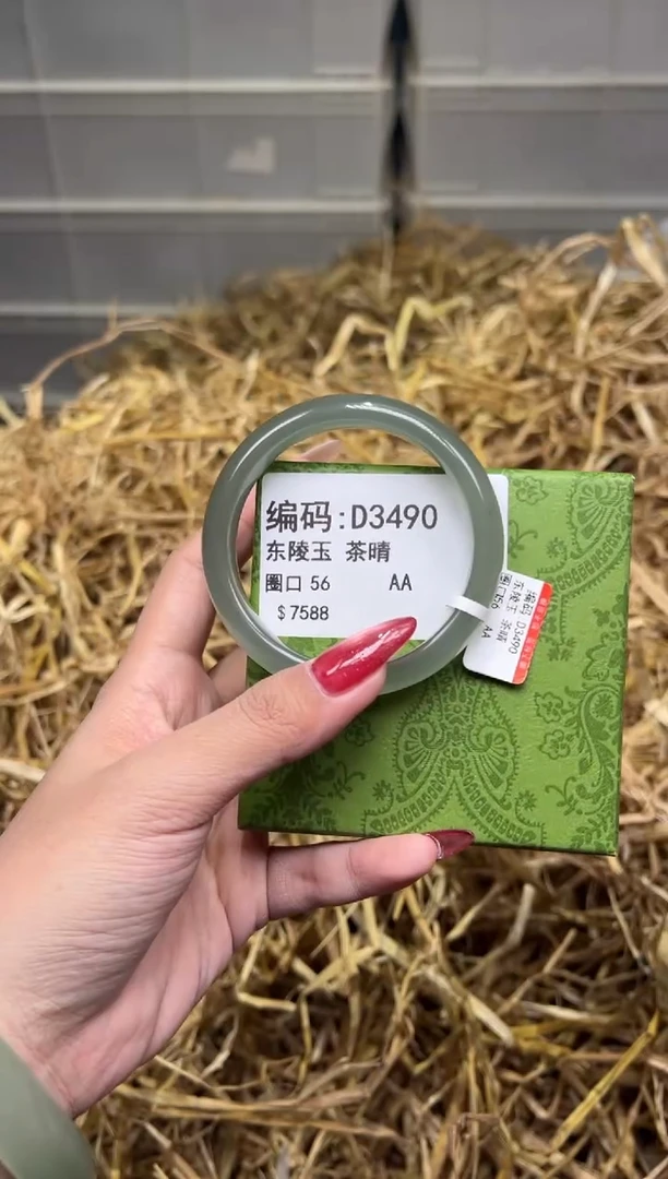 未镶嵌手镯石英质玉D3490