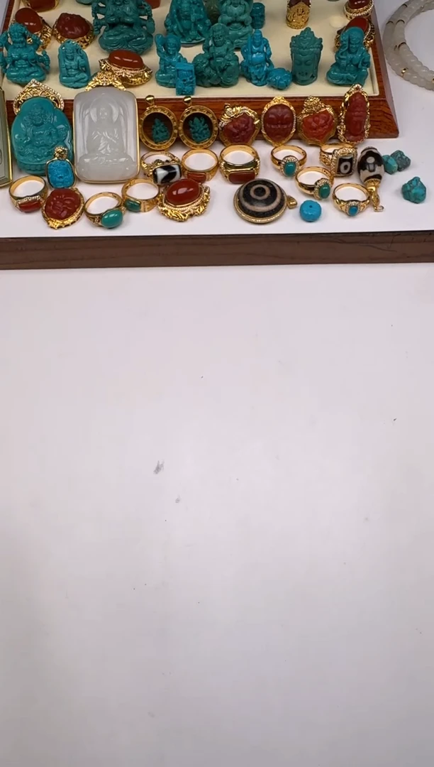 未镶嵌绿松石挂件加***～配饰