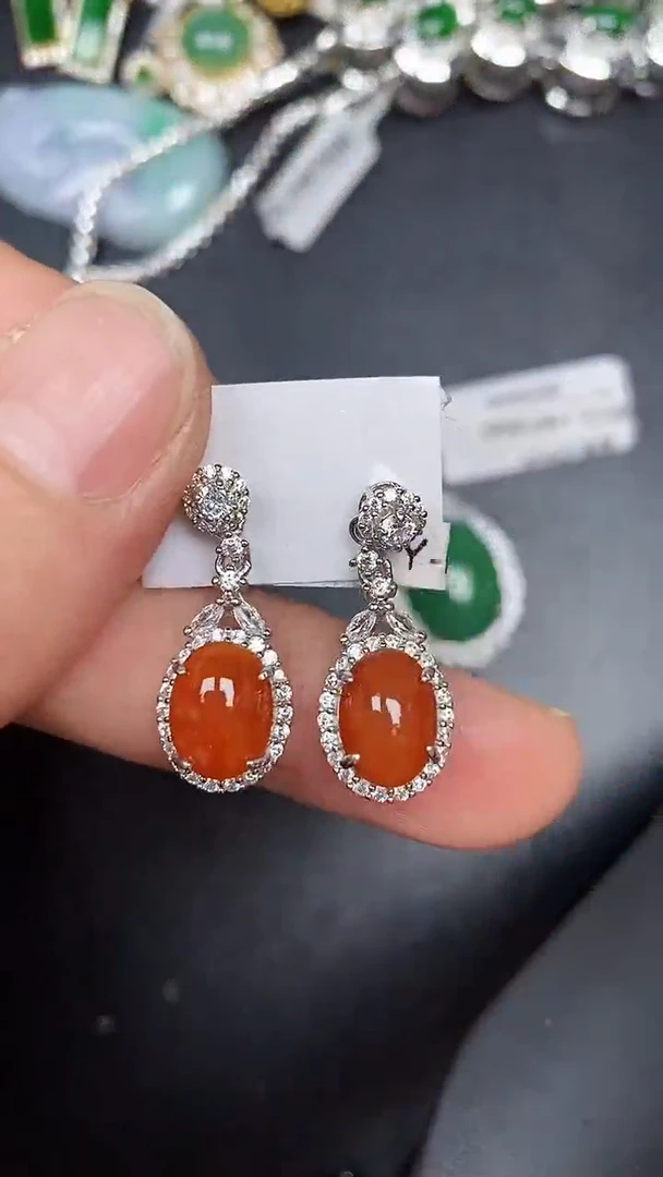 银S925镶嵌戒指翡翠2200