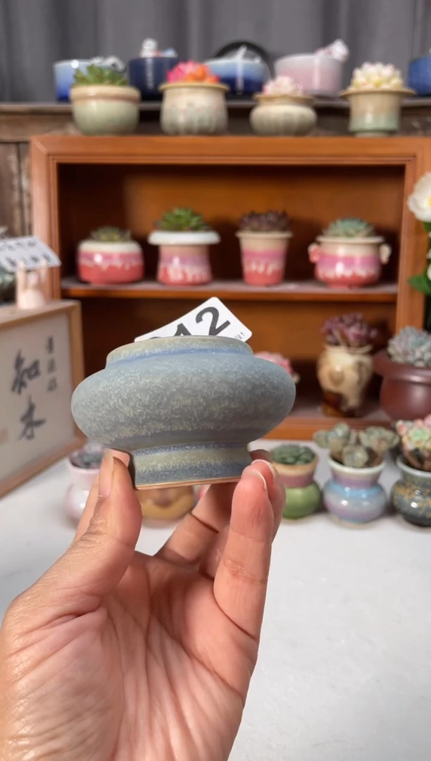 瓷片012知木小芳花盆