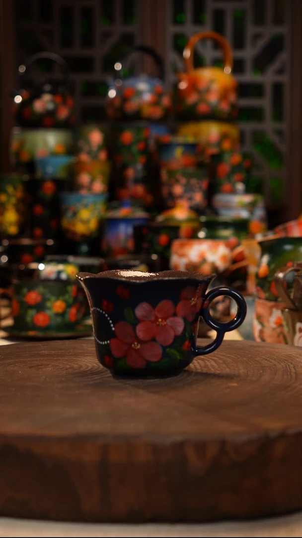 油画 手绘 釉下彩