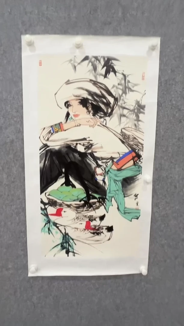 国画刘向平-8平尺-国画作品