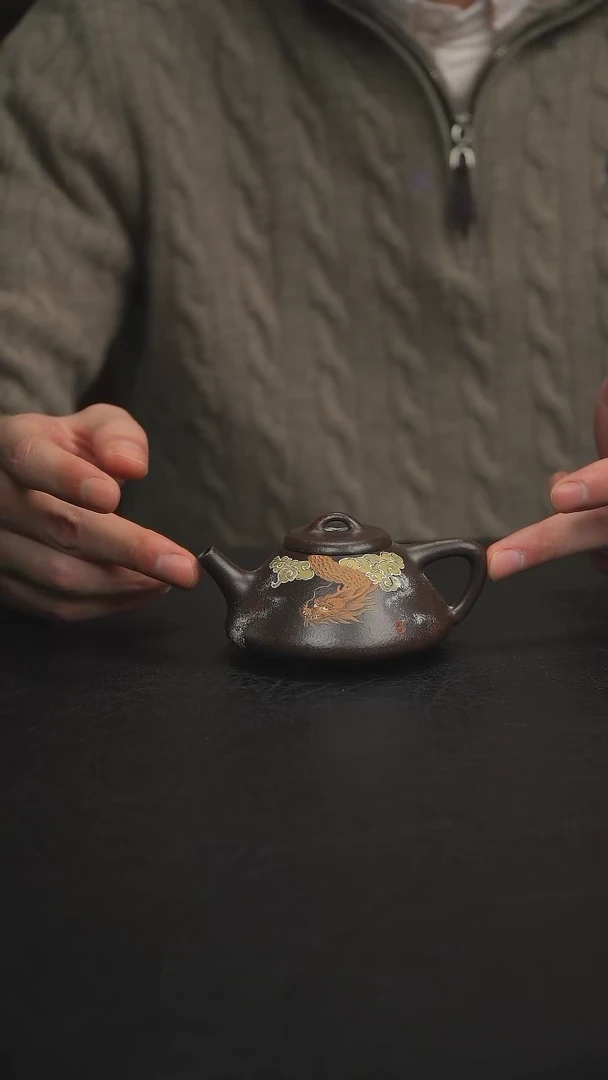 【闪购商品】紫砂茶壶A14石瓢龙壶（多样性发其一）