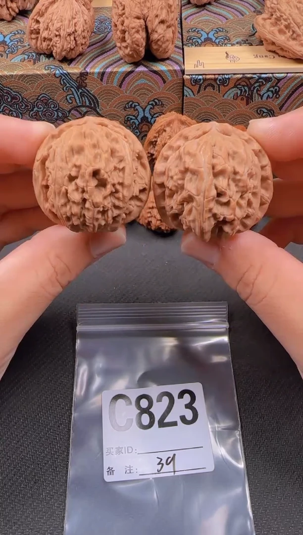 吊坠文玩核桃39白狮子823