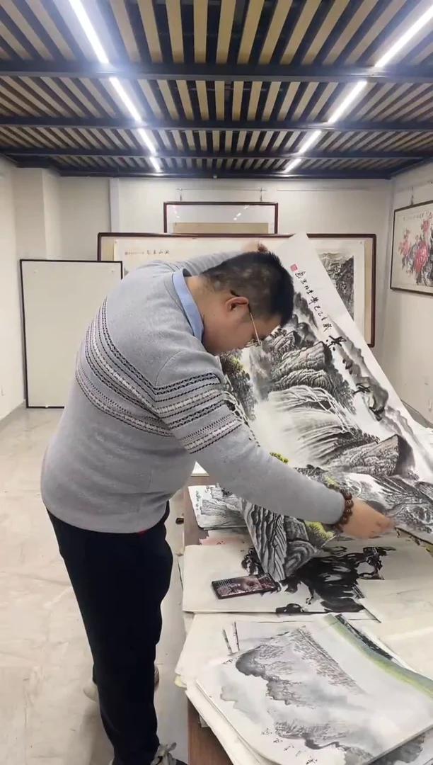 国画融易专属链接-李林宏四尺