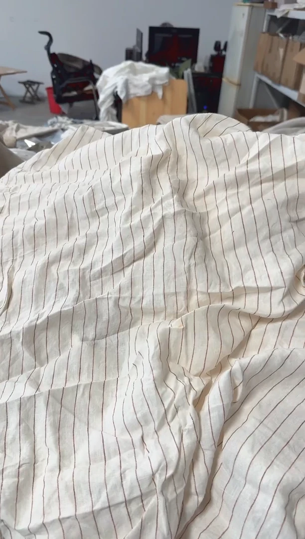 红色条纹床笠1.5