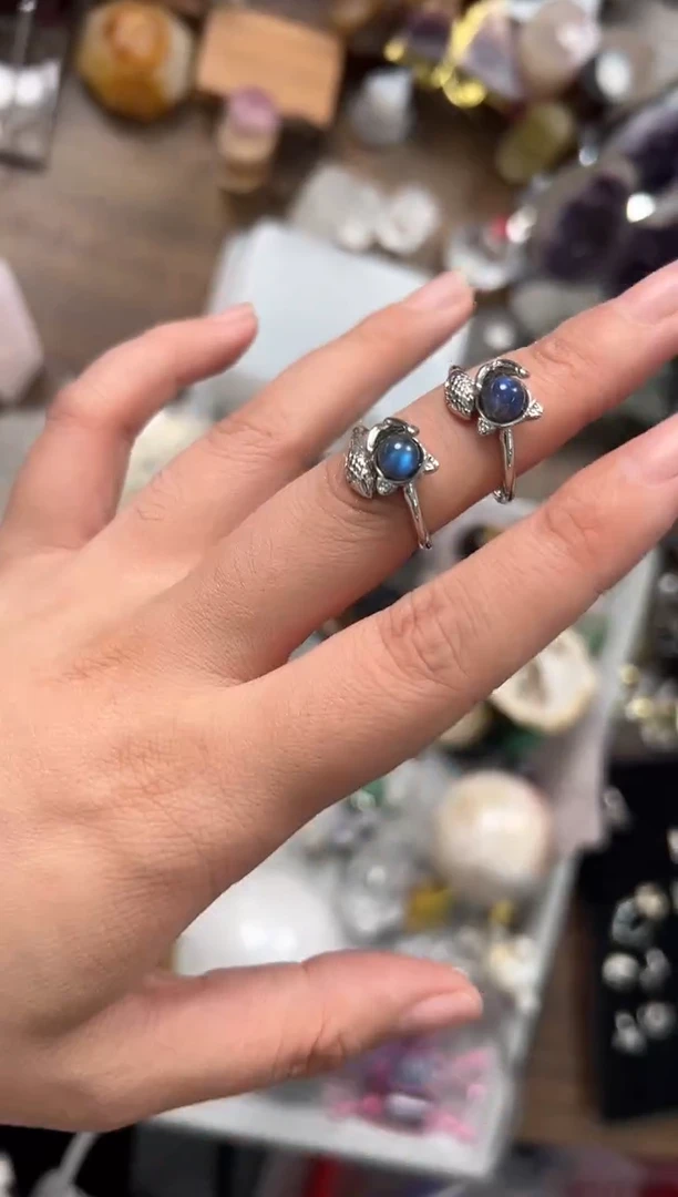 未镶嵌戒指月光石M186 多样性发一