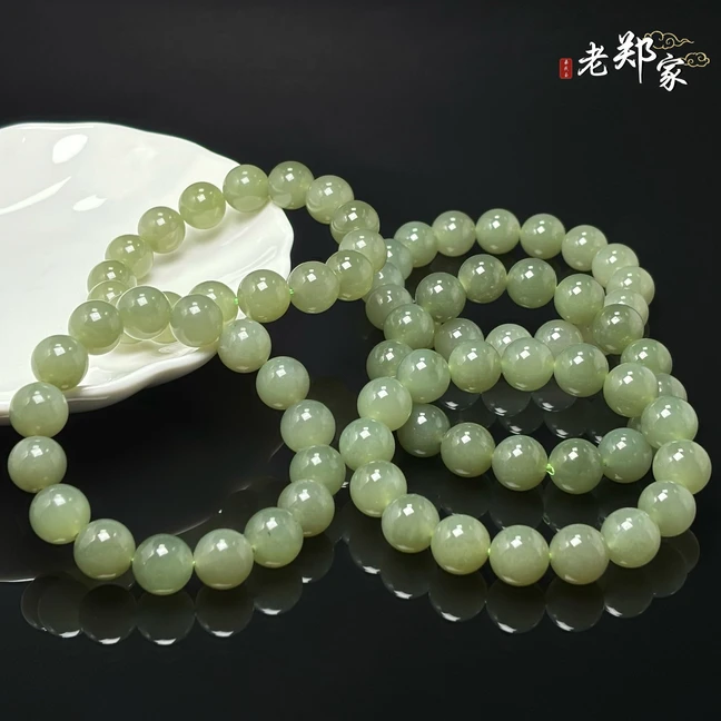 【老郑家】和田玉手串 多样性发一件 约12mm