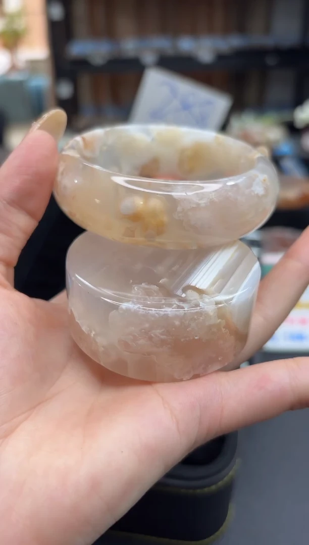 未镶嵌手镯石英质玉C171(58圈赠送镯心)