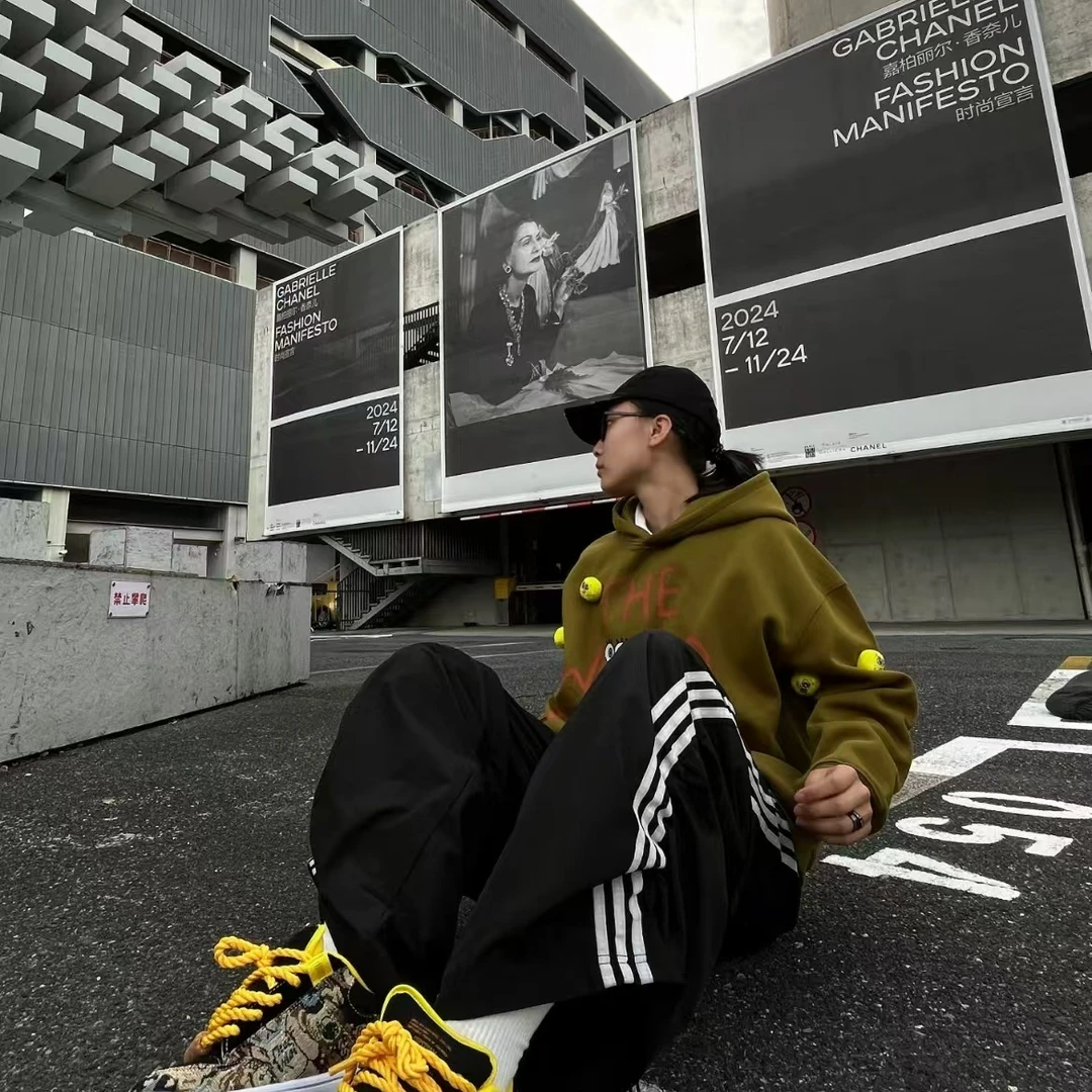 海绵宝宝情侣连帽卫衣男款春秋美式休闲宽松纯棉上衣