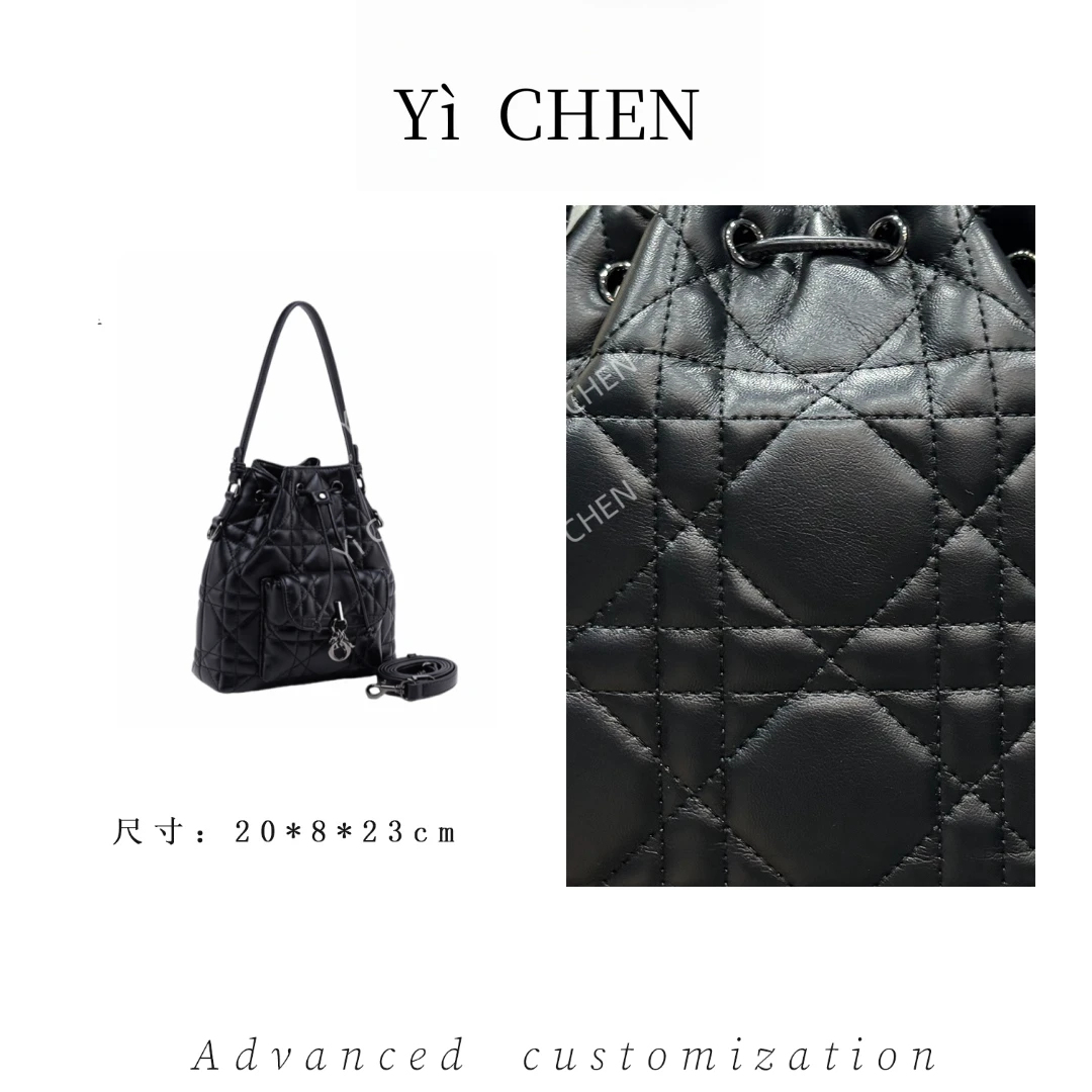 【Yì CHEN】QYX-9970-黑色 简约时尚女士新款轻奢单肩斜跨包