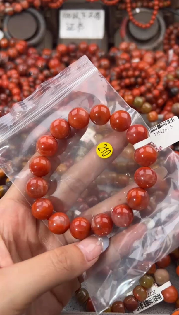 未镶嵌手串南红玛瑙12+