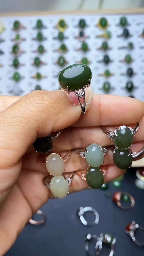 【闪购商品】和田玉戒指未镶嵌1