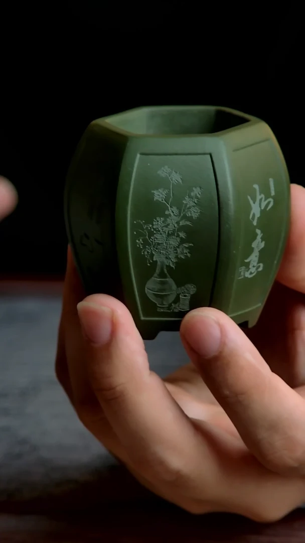 紫砂花盆3.5*5内径尺寸