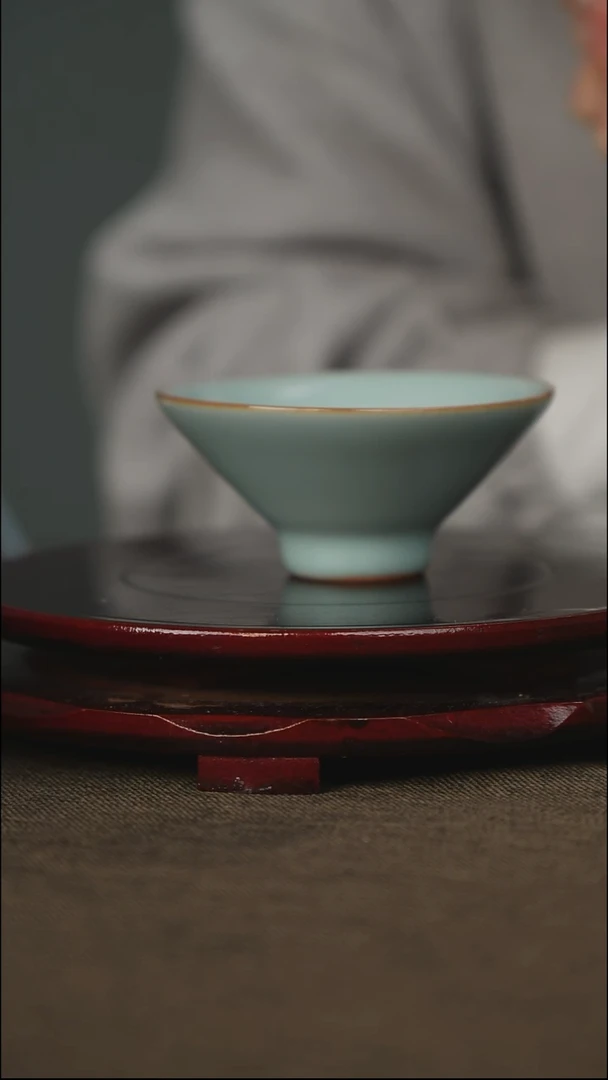 斗笠栈 带底款 单只 哑光