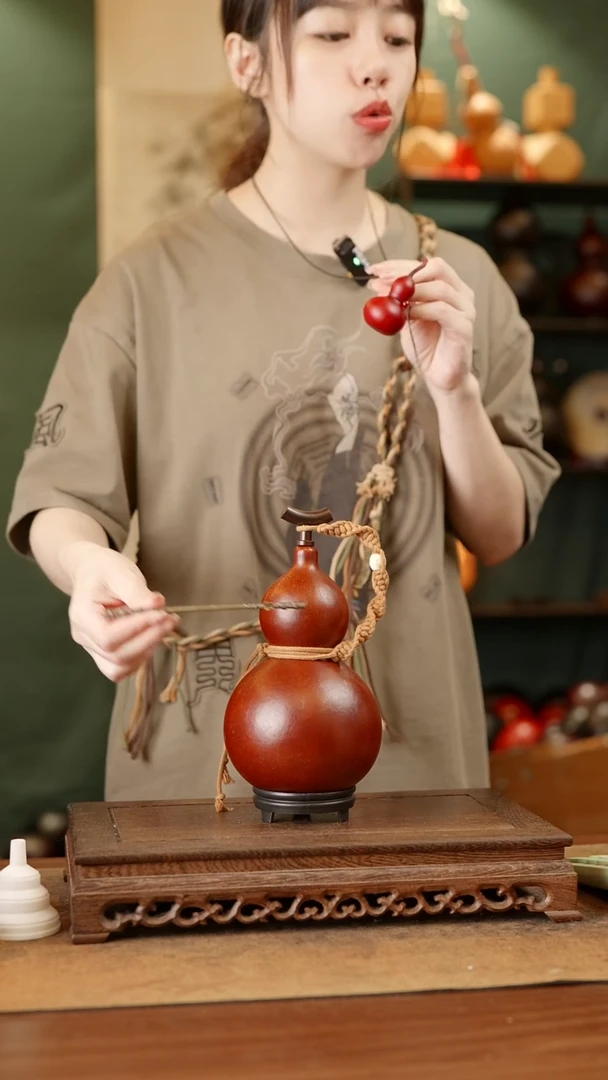 79号精品天然大漆酒葫芦一物一拍~