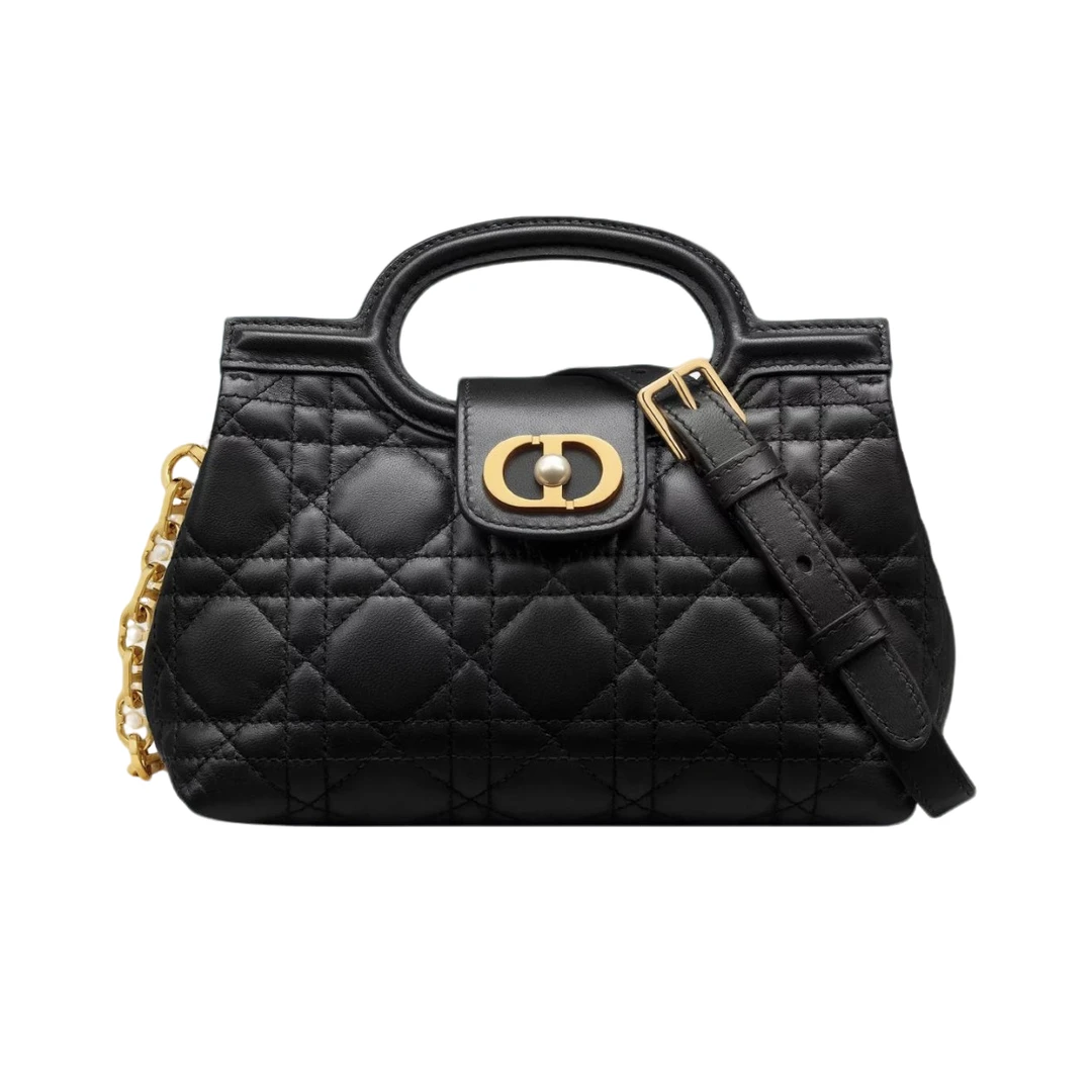 99新 DIOR/迪奥 新款/黑金/jolie/Handle/单肩包B6927