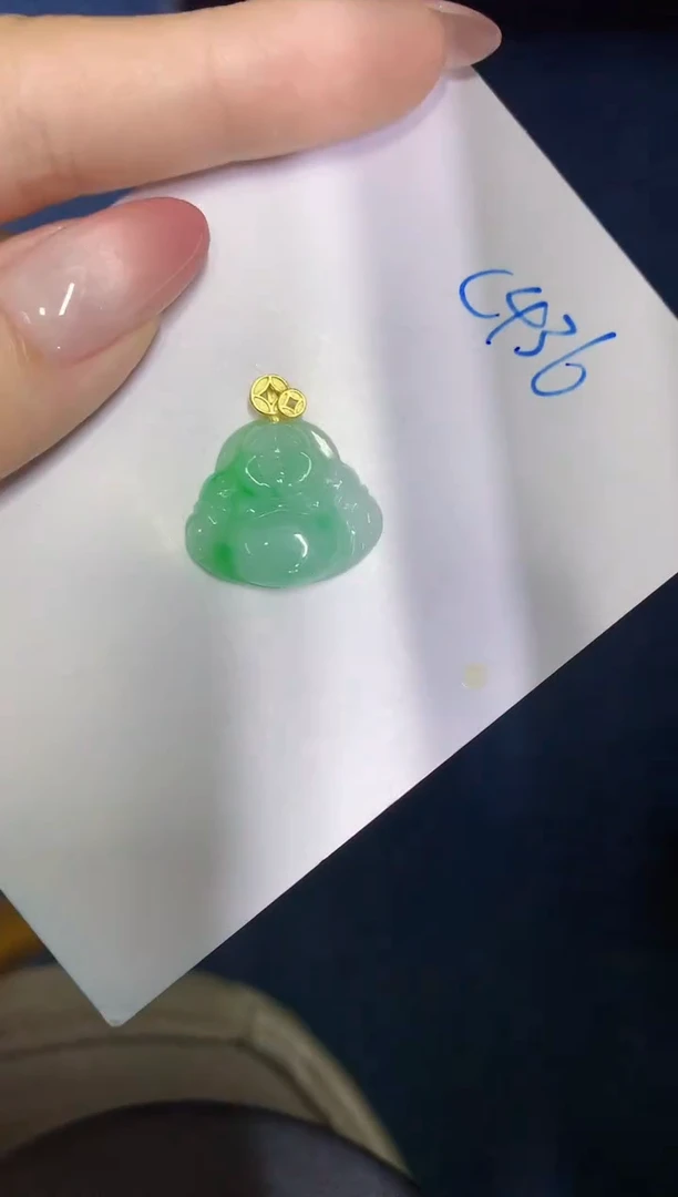 翡翠未镶嵌颈饰缅甸天然翡翠A货