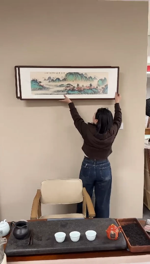 书法罗淞-ls山水-40*123绘画