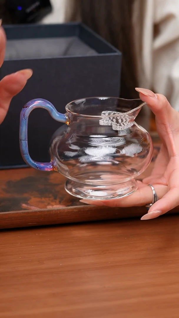 【闪购商品】禾器/熠然月牙款茶海/凤颜粉玉色