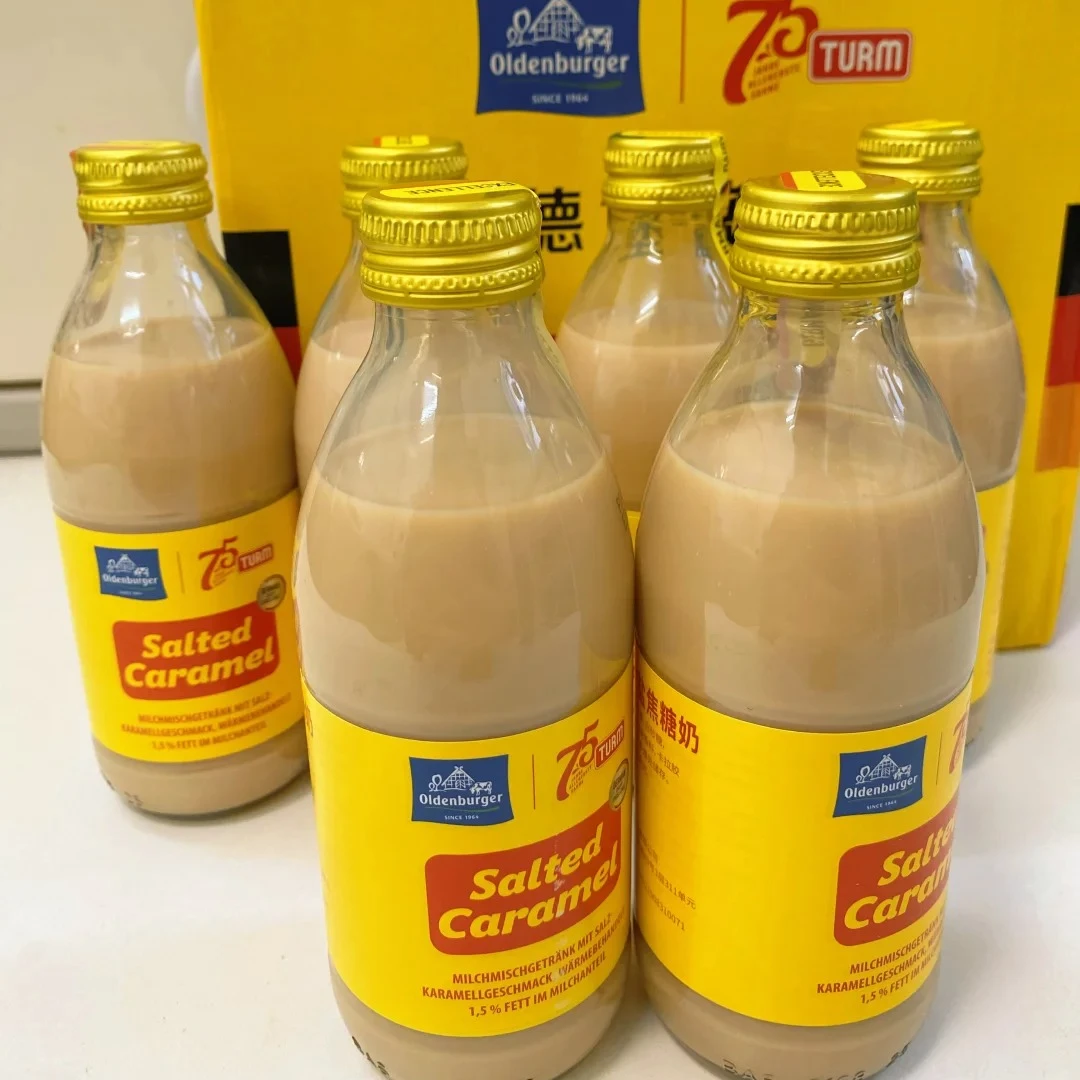德国进口 欧德堡 海盐焦糖奶240ML*6瓶效期2026.3.6