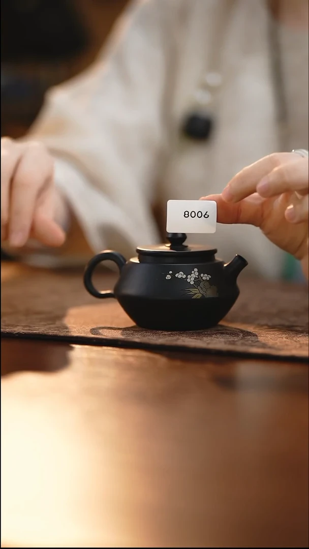 雲梦茶器紫陶茶壶8006