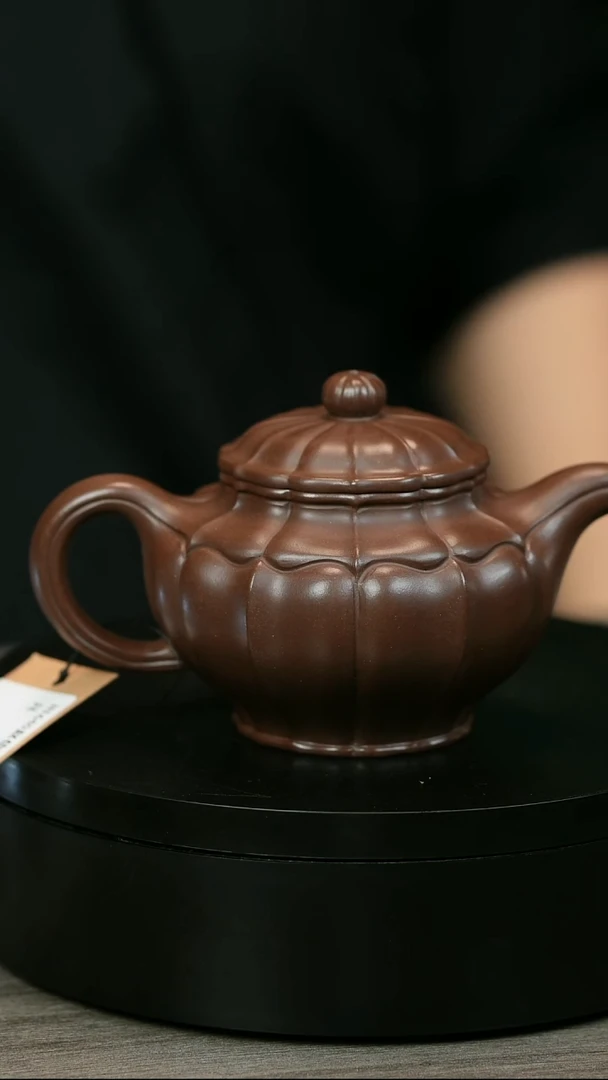 茶壶紫砂胜****售H1640赵信军筋纹掇只