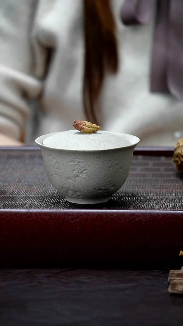 【闪购商品】紫砂盖碗张月《佛手盖碗》