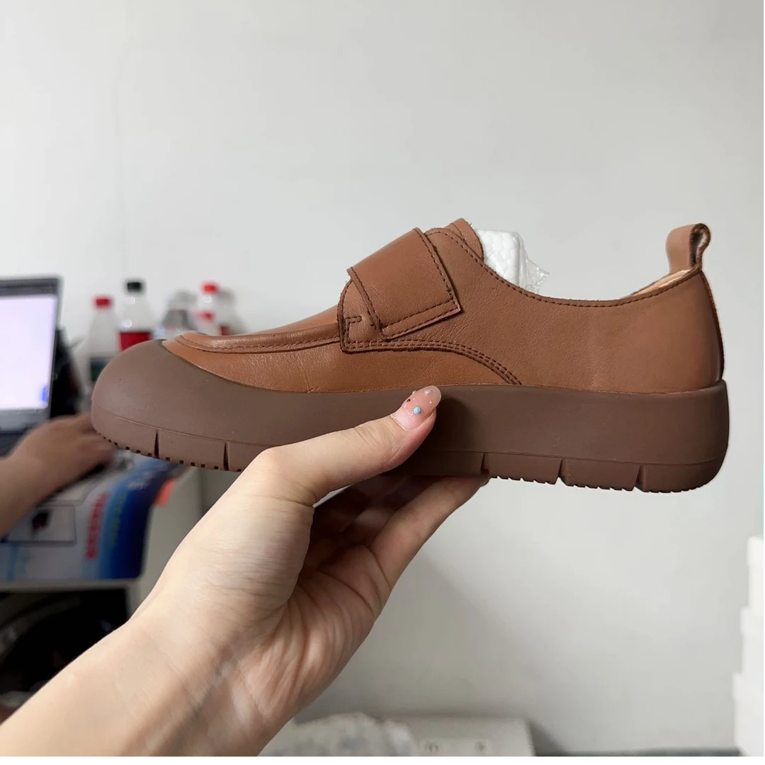 65903宝妈高端四季款舒适运动鞋棕色（温州宝妈鞋）