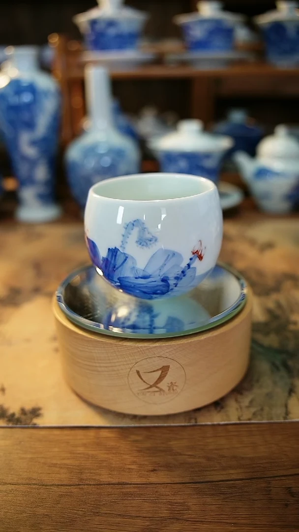 6景德镇手工手绘茶具