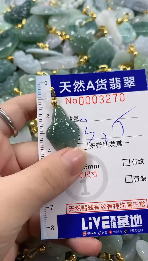 颈饰未镶嵌翡翠天然A货翡翠