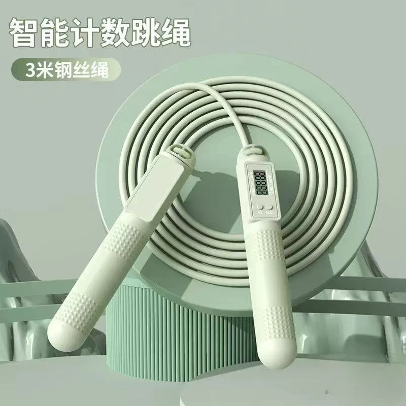 【智能计数跳绳】KL健身男生运动女生成人专业学生室内中考专用绳耐
