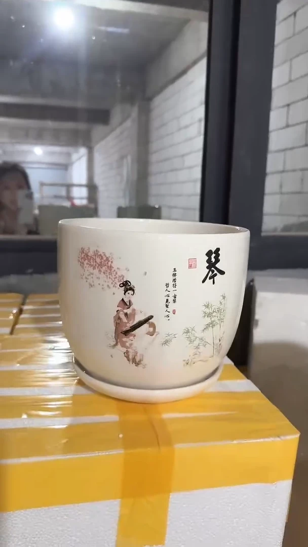 高温陶瓷花盆+E13