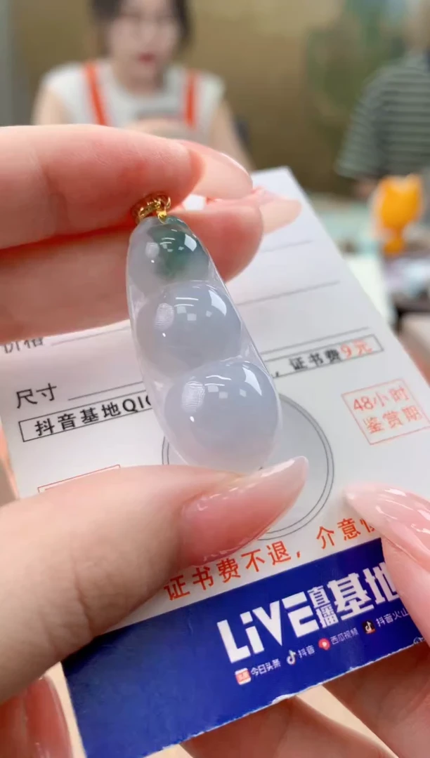 颈饰未镶嵌翡翠天然A货翡翠挂件