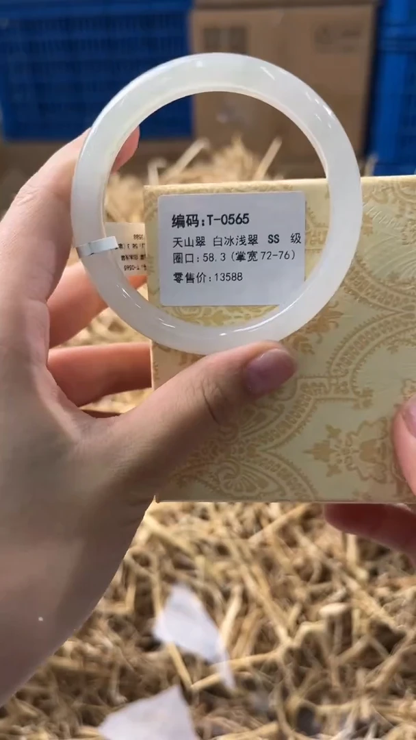 未镶嵌手镯石英质玉T-0565