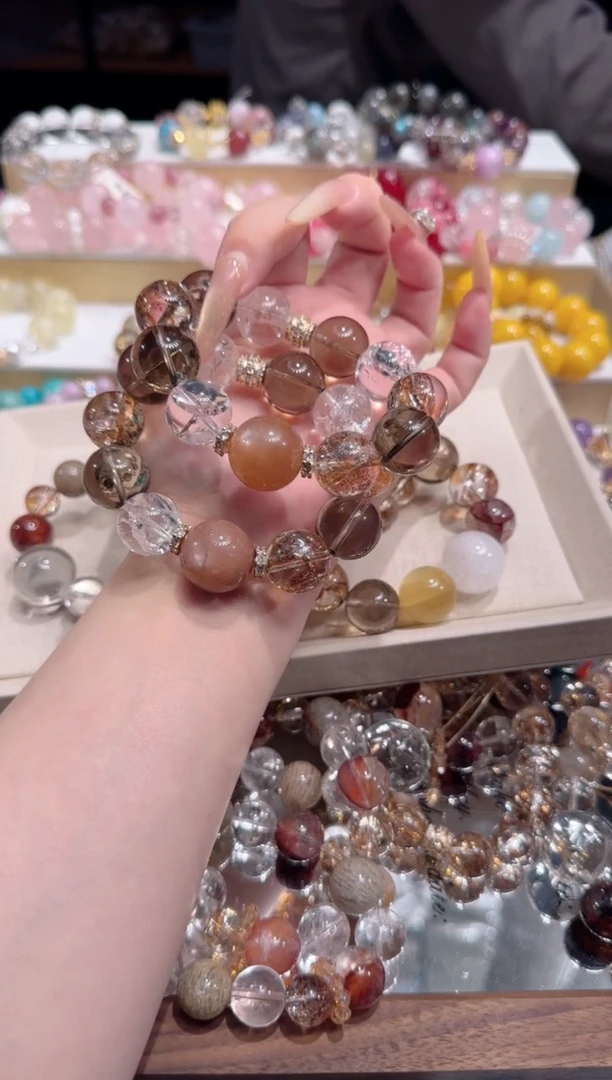 未镶嵌手链水晶多样性发一