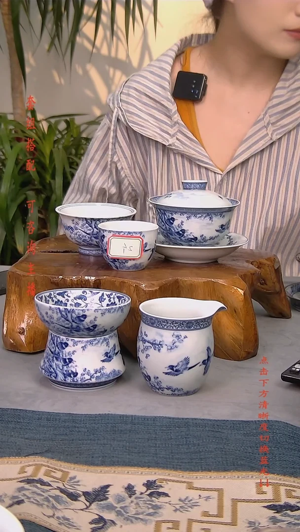 简装家用款6件套 白瓷陶瓷茶具