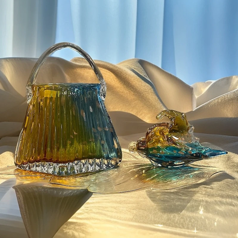 S外贸孤品手提包包+海螺花瓶花器