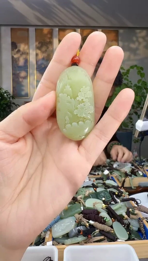 未镶嵌和田玉挂件拍一发一