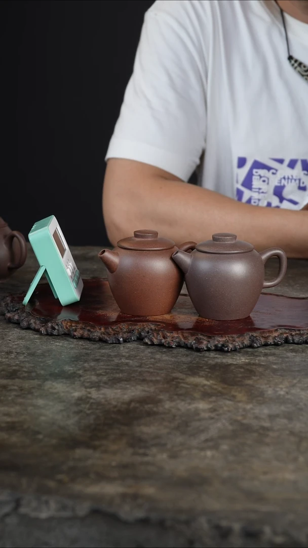 茶壶紫砂用****2老紫泥巨轮珠