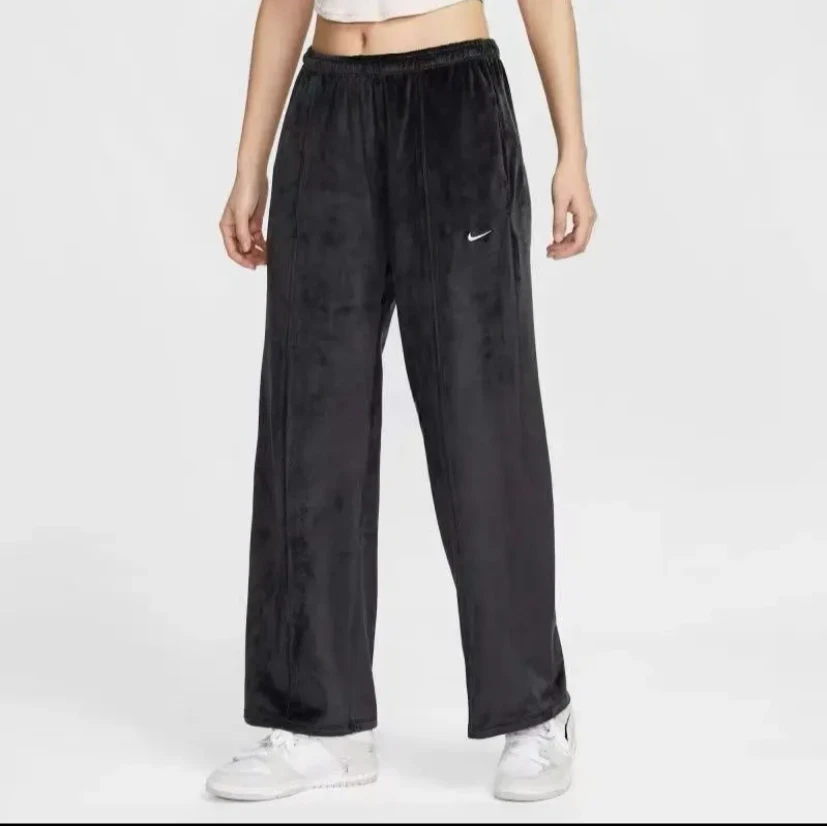 NIKE/耐克女子CHLL VLR  SWT磨毛刺绣休闲长裤HJ0923-010
