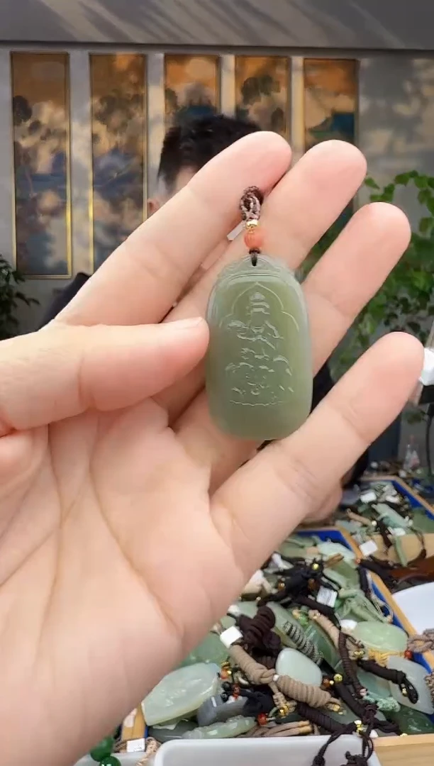 未镶嵌和田玉挂件拍一发一