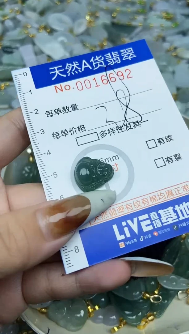 【闪购商品】翡翠颈饰未镶嵌天然A货翡翠