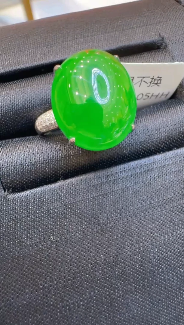 银S925镶嵌戒指翡翠多样性团购发一件