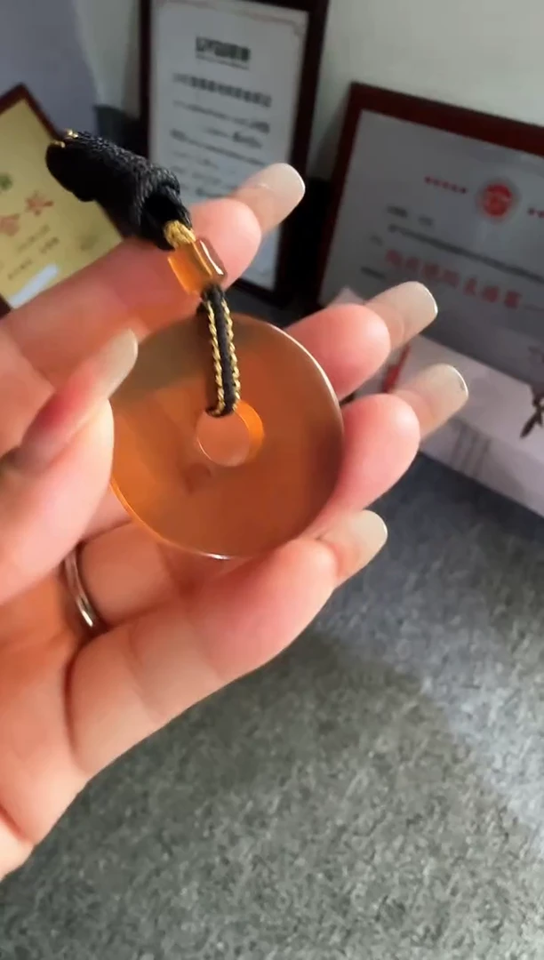 琥珀颈饰未镶嵌#71缅甸琥珀吊坠